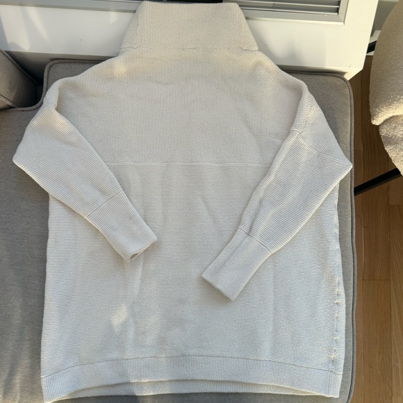 New Free People Ottoman Slouchy Tunic in Ecru (off white) (Size Small) - Picture 5 of 6